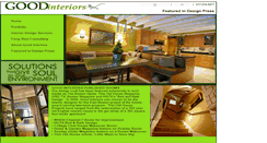 Desktop Screenshot of goodinteriors.com